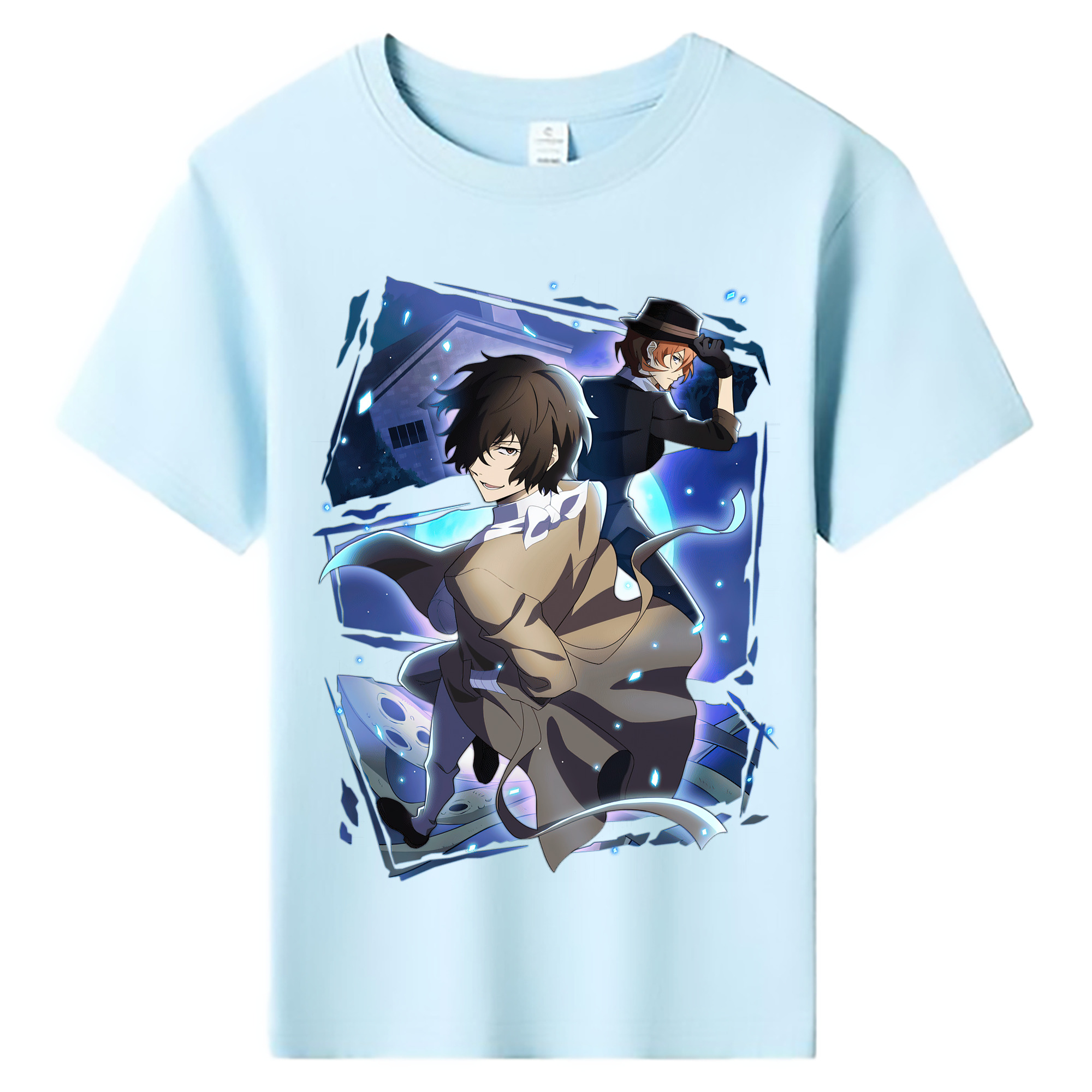 （画像用） 文豪ストレイドッグス Bungo Stray Dogs 綿100％キッズTシャツ（フロントプリント）